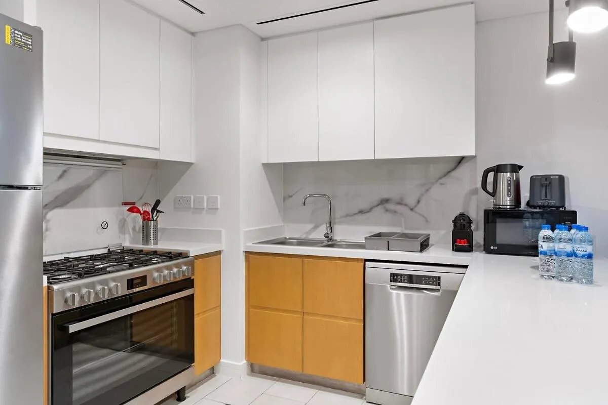First Class 2Br Tranquil Beach Escape Dubaj Apartman