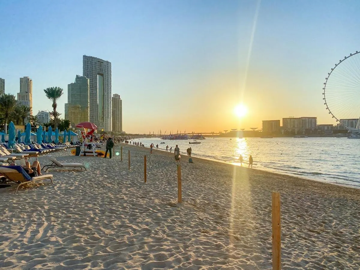 First Class 2Br Tranquil Beach Escape Dubaj Apartman